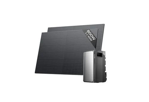 ECOFLOW STREAM Max Balkonkraftwerk 800W - Netzgebundene Photovoltaikanlage mit 1,92kWh Speicher, Plug&Play-Installation und KI-gesteuerten Energiestrategien für maximale Kosteneffizienz und Unabhängigkeit von Stromanbietern.