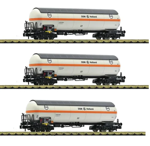 Fleischmann 849119 3-tlg Set Druckgaskesselwagen DB 1:160 Spur N DC
