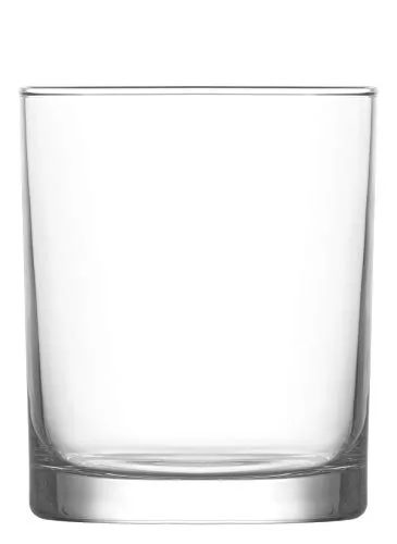 LAV 6X Clear 280ml Liberty Whisky Glasses - Glass Water Wine Whiskey Gin Juice Cocktail Drinking Glassware Cup Set - by