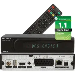 Zehnder HX 2700 VFD Hybrid Receiver - Kompakter Hybrid Receiver für DVB-C und DVB-T2 mit Full HD 1080p, Aufnahmefunktion und vielseitigem Multimedia-Player. Ideal für flexibles Fernsehen in jedem Zuhause.