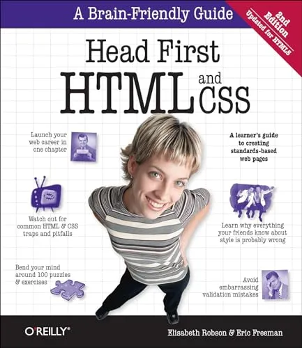Head First HTML and CSS: A Learner's Guide - Grafik & Multimedia, interaktive Lernerfahrung für den Einstieg in die Webseitenerstellung mit Standards.