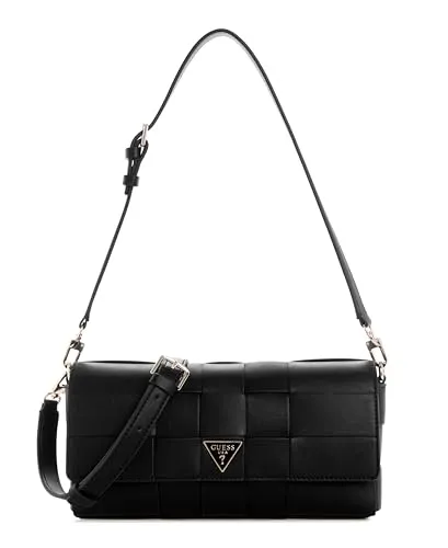 GUESS Maylee Flap Shoulder Bag Black