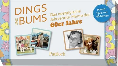 Dings und Bums: Das nostalgische Jahrzehnte-Memo der 60er-Jahre | Memo-Spiel mit 40 Karten in einer hochwertigen Box (Nostalgie-Memospiel)