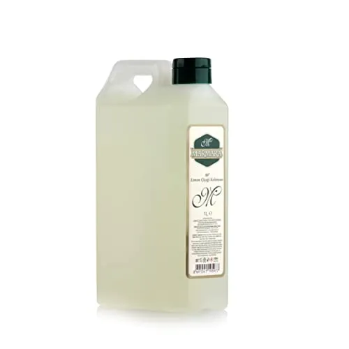 Marmara Kolonya Zitrone 1Liter Türkisches Duftwasser im Mini-Kanister Aftershave türkisches handwasser rasierwasser Kölnisch Wasser Herren traditionell türkisch Eau de Cologne Lemon