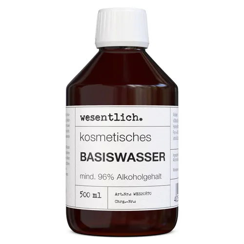 Reinigungswasser & Adstringentien von wesentlich.