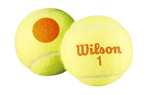 Wilson Starter Orange Balls - 48er Beutel - Tennisbälle für Kinder und Anfänger, ideal für den Einstieg in den Sport mit optimaler Sichtbarkeit und Spielbarkeit.