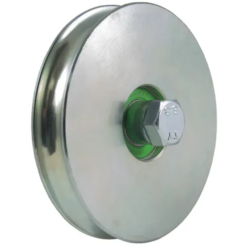 120mm V Groove wheel with 1 ball bearing