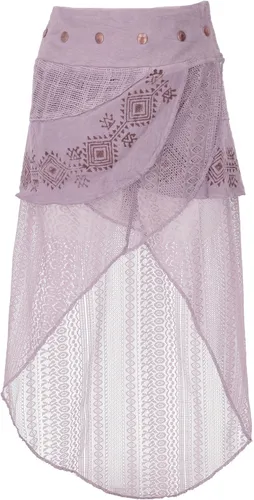 Psytrance Goa Pixi Lagenrock in pink von Guru-Shop