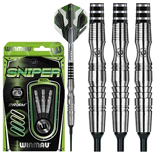 Winmau Sniper 2014 Softdart - 20g - Pfeile mit innovativem 3D-Modeling-Design für optimale Kontrolle und Präzision, ideal für Dart-Enthusiasten.
