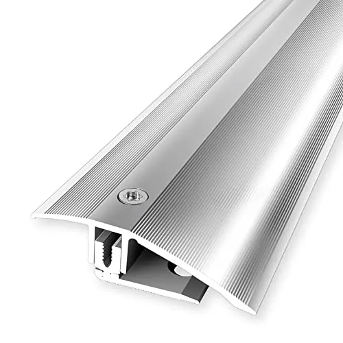 Proviston Flexibles Parkettprofil 51 mm – Aluminiumprofil für Höhenausgleich 7-23 mm