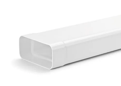Compair 403.3.004 MF-VRM 1000 Flachkanalrohr mit Muffe - Dunstabluftsets: Flachkanalrohr MF-VRM 1000 mit Muffe, ideal für effiziente Luftzirkulation und einfache Installation.