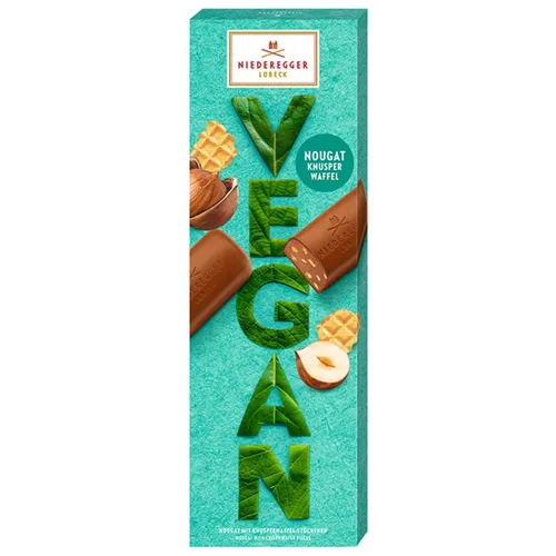 Nougat Knusperwaffel, Vegan, 100 g, Niederegger 46 EUR/kg