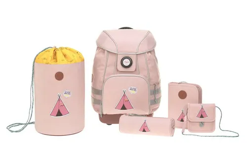 LÄSSIG Schulranzen Magic Set, 5-tlg in pink von LÄSSIG