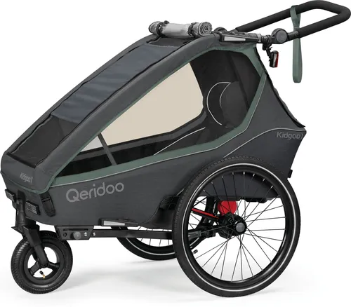 Qeridoo Kidgoo 1: Premium Fahrradanhänger für Kinder