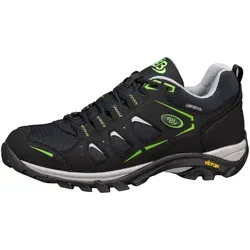 BRÜTTING Outdoorschuh Mount Frakes Low, Gr. 47, schwarz - Wanderschuhe mit wasserdichter Membrane und rutschfester Vibram-Sohle für optimalen Halt und Komfort bei Outdoor-Aktivitäten.