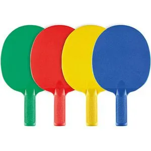 Joola Tischtennisschläger Multicolour Bat, Set, 4-teilig, aus Kunststoff, 4x Schläger