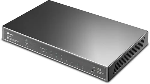TP-Link TL-SG2008P - 8-Port Smart Managed Netzwerk Switch mit 4 PoE+ Ports, zentralem Cloud-Management und optimaler Netzwerk-Sicherheit für Unternehmen
