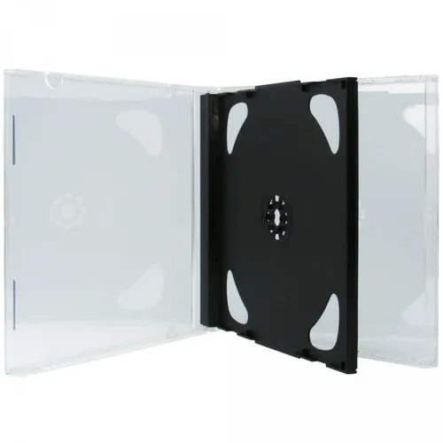 XLayer DVD CD Hüllen 2fach 2er doppel Jewelcase black 100