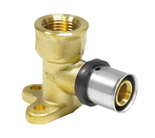 Environ Solarmodul-Halterung Pipetec Pressfitting Mehrschichtverbundrohr TH U Press-Wandwinkel 16