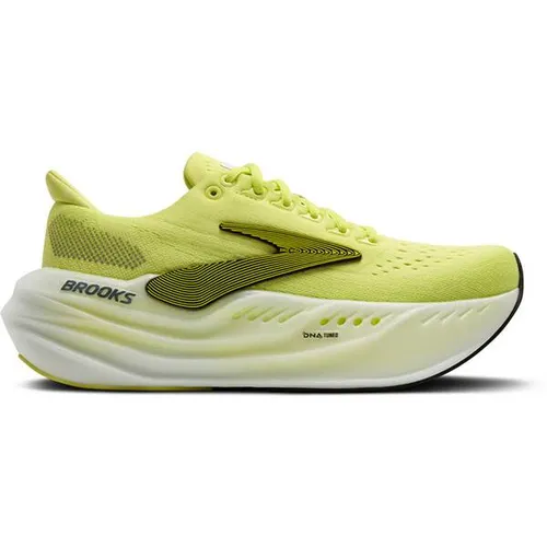 Brooks Damen Glycerin Max gelb 40.5 - Laufschuhe mit maximaler Dämpfung und geschmeidigem Laufgefühl, ideal für lange Straßenläufe und komfortable Abrollbewegung.