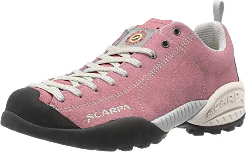 Scarpa Mojito Schuhe Größe 41 - Lila - Sportliche Laufschuhe im Kletter-Style, bekannt für ihren Kultstatus und perfekten Tragekomfort für Alltag und Freizeit.