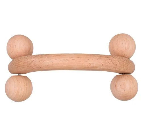 Biodora Beruhigungs- und Entspannungsgerät Biodora Massage-Serie aus Buchenholz – Wellness-Tools & 5er-Set, Maximale Entspannung, Massageroller aus Buchenholz, plastikfreie Alternative