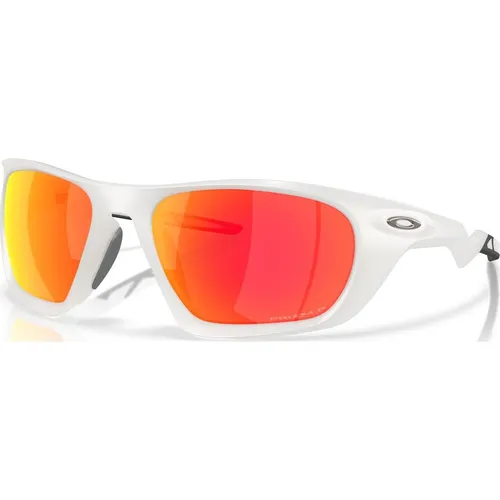 Oakley Lateralis Matte Vapor Prizm Ruby Polarized - Sportbrillen mit modernem Design und Prizm Lens Technology für verbesserte Farben und Kontraste. Ideal für den täglichen Gebrauch und rutschfester Halt dank O-Matter-Rahmen.