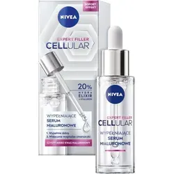 NIVEA Cellular Expert Filler Anti-Age Hyaluron Serum 30ml - Anti-Faltenprodukt mit hochwirksamer Hyaluronsäure für sichtbare Faltenreduzierung und Hautstraffung. Ideal für alle Hauttypen und bietet intensive Feuchtigkeit.