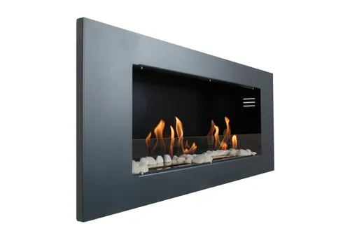 Kaminbau Mierzwa Gelkamin Ethanolkamin Aurora Luxus Royal Anthrazit Matt