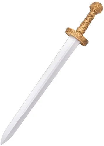 Battle Merchant Ritter-Kostüm LARP Kinder Ritterschwert „Rexor“ - Sicheres 63 cm langes Schaumstoffschwert für kleine Ritter, ideal für fantasievolles Spielen. Mit robuster Verarbeitung und authentischem Design fördert es Kreativität und Abenteuerlust.