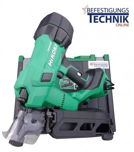 HiKOKI Akku Dachpappnagler 18V Air Spring - Akku Dachpappnagler für präzises Arbeiten mit einer Nagellänge von 25-45mm, ideal für Dacharbeiten und handliche Nutzung.