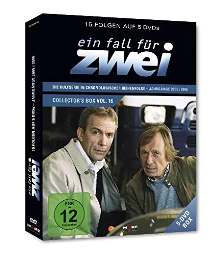Ein Fall für Zwei - Collector's Box 16 [5 DVDs] - Spannende Krimiserie auf 5 DVDs, ideal für Fans von Detektivgeschichten und gemütlichen Filmabenden.