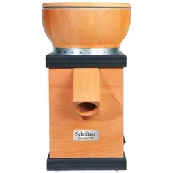 Schnitzer Cerealo 125 Elektrische Getreidemühle (Anthrazit) - Getreidemühle mit 360 W Leistung für frisches Mehl, ideal für gesundheitsbewusste Ernährung und Selbstversorger.