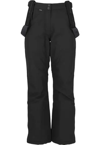 WHISTLER Drizzle Skihose W-Pro 10000 - Damen Schwarz - Schneehosen mit 10.000 mm Wassersäule, winddicht und atmungsaktiv, ideal für Wintersportabenteuer. Zusätzlicher Schutz durch Schneefang und verstellbare Taille.