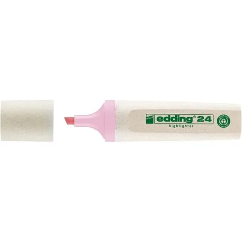 Edding - Textmarker 24 EcoLine Pastellrosa | 10 Stück