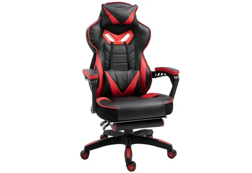 Vinsetto Gamingstuhl mit Liegefunktion - Ergonomischer Bürostuhl für Büro und E-Sport, höhenverstellbar und neigungsverstellbar für maximalen Komfort während langer Gaming-Sessions.