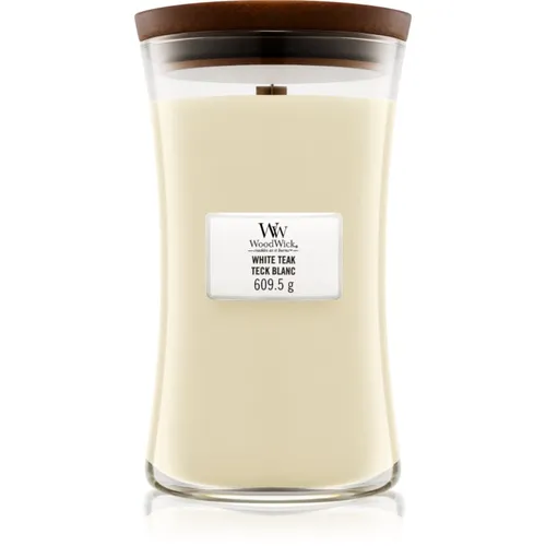 WoodWick White Teak 609,5 g in weiß von WoodWick