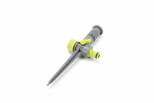 Kreisregner mit Erdspieß Rehau für Gartenschlauch