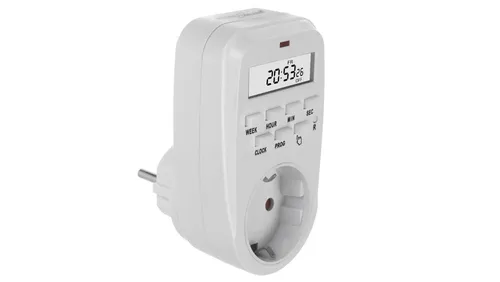 Włącznik czasowy - timer cyfrowy GreenBlue, max. obciążenie 16A, IP20, GB362 F