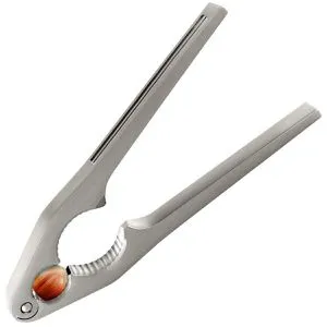 Westmark Nussknacker Monopol Edition, 17,8 cm, Edelmattiert - Hochwertiger Nussknacker aus Zinkdruckguss, ideal zum mühelosen Knacken von Hasel-, Para- und Walnüssen. Stilvolles Design, platzsparend und Made in Germany.