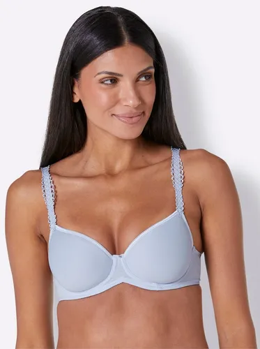 T-Shirt-BH VIANIA, Damen, Gr. 75, Cup D, hellblau in silber von Viania