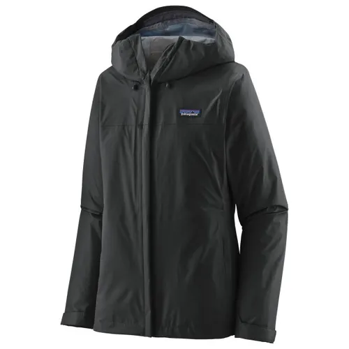 Patagonia Women's Torrentshell 3L Jacket - Wasserdichte Regenjacke XXL schwarz - Funktionsjacken mit umweltfreundlichen Materialien, wasserdicht und winddicht - ideal für Wanderungen. Mit Kapuze und Belüftungs-Reißverschluss für optimalen Komfort.
