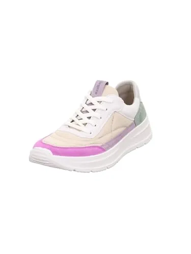 Legero Damen Sprinter Sneaker 9410, Multicolour 41.5 EU - Damen-Sneaker mit stylischer Velours-Textil-Kombination, herausnehmbarer Einlegesohle und atmungsaktivem Bambusfutter für optimalen Komfort und Halt.
