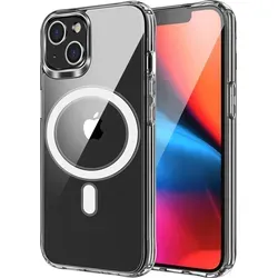 Clear Mag Cover Handyhülle Modern Transparent mit Magnetring Kompatibel mit Apple iPhone 17 Pro Max - Transparent