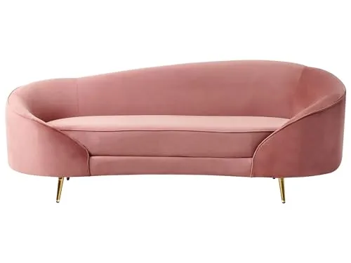 Produktbild Sofa 3-Sitzer SAVAR Samtstoff Rosa