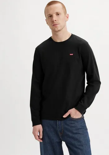 Herren Langarmshirt LEVI'S - Mineral Schwarz, Größe L - Klassisches Herren-Langarmshirt von Levi's® in mineral schwarz, aus 100% Baumwolle für optimalen Komfort und Bewegungsfreiheit. Ideal für lässige Freizeitlooks.