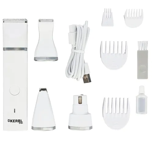 Kerbl Multi Hundetrimmer, Pfotentrimmer, Krallenschleifer. 4in1. Top Pflegeset!