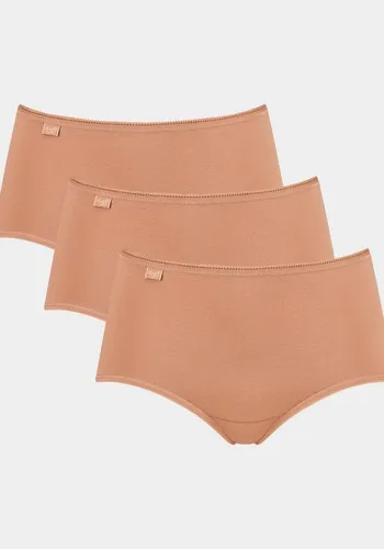 Sloggi Damen Unterhose 24/7 Cotton Midi, 3er-Pack, Größe 42 von sloggi