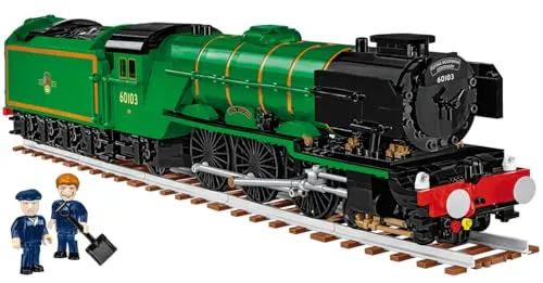 COBI 6292 Flying Scotsman Dampflok - Konstruktionsspielzeug mit 2677 Teilen, ideal für LEGO-Fans und Eisenbahnliebhaber, inklusive OVP für Sammler