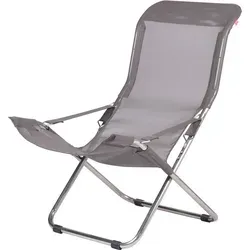 Jan Kurtz Fiesta Sessel Aluminium/Kunststoff - Silber - Gartenstühle, klappbar und ideal für Outdoor-Aktivitäten, bieten höchsten Sitzkomfort und sind platzsparend für Transport und Lagerung.